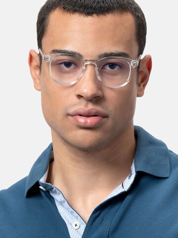 X Frame Therapy Glasses 'Prismalith Blue Light' in Transparent