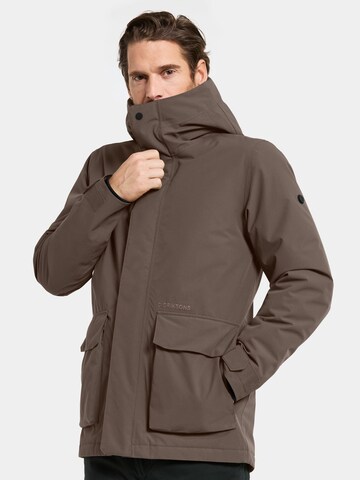 Veste d’hiver 'LIAM' Didriksons en marron : devant