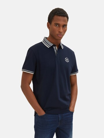 T-Shirt TOM TAILOR en bleu : devant