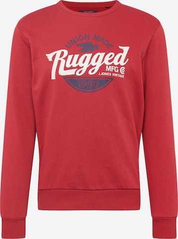 JACK & JONES Sweatshirt in Red: front