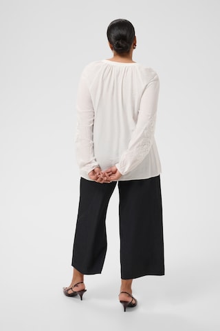 KAFFE CURVE Blouse 'Nioma' in Wit