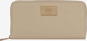 JOOP! Jeans Wallet 'Cofano' in Beige: front