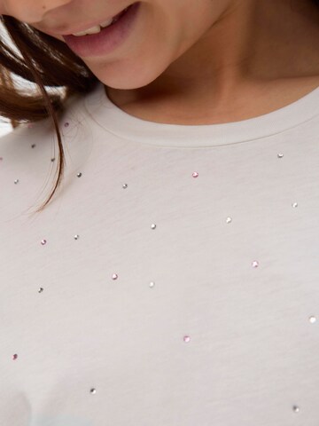 Vero Moda Girl Shirt 'VMSparkly' in Wit