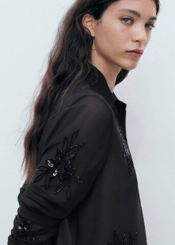MANGO Blouse 'Flora-a' in Black