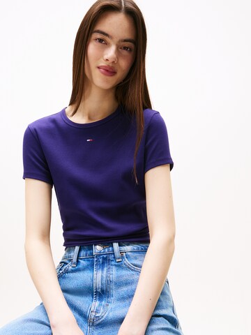 Tommy Jeans Μπλουζάκι 'ESSENTIAL' σε λιλά