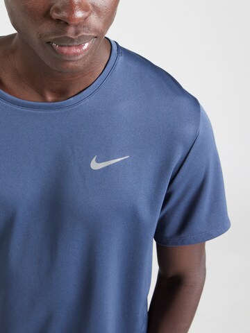 NIKE Функциональная футболка 'MILER' в Синий