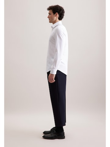 SEIDENSTICKER Slim Fit Businesshemd 'Schwarze Rose' in Weiß