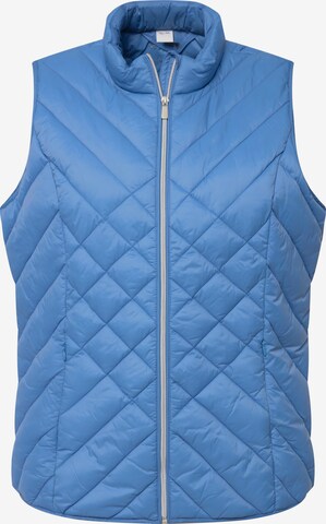 Gilet Ulla Popken en bleu : devant