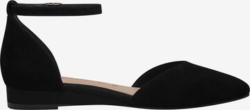 TAMARIS Ballet Flats in Black