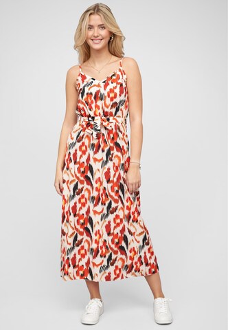 Cloud5ive Summer Dress in Beige: front
