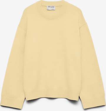 VERO MODA Pullover 'AWLAURA' in Gelb: Vorderseite