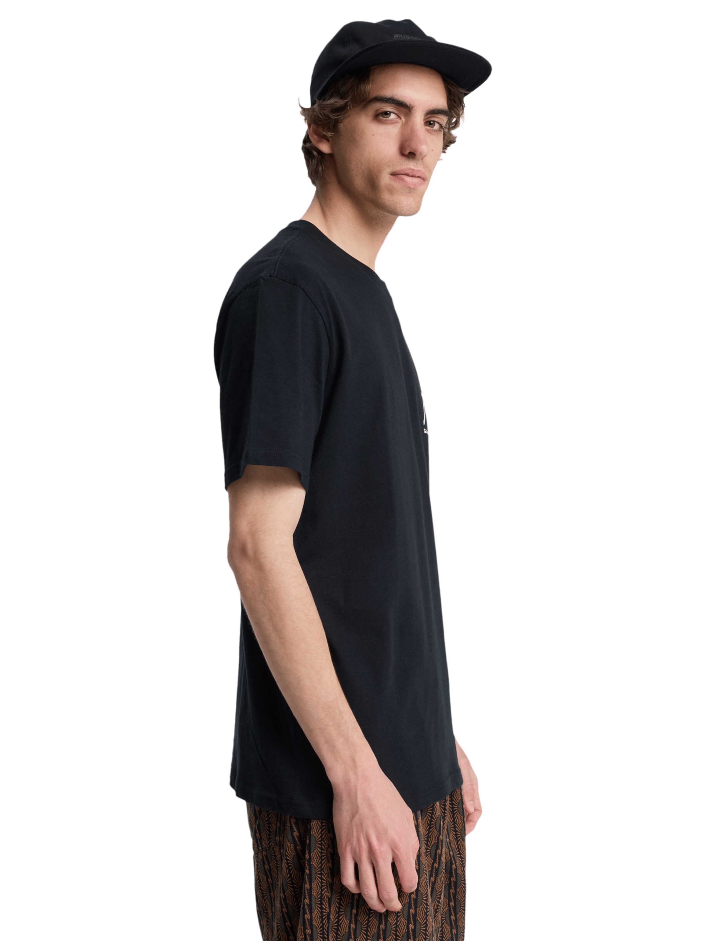 QUIKSILVER T-Shirt ' Evo Original ' in Schwarz