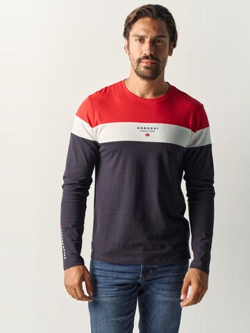 T-Shirt KOROSHI en rouge : devant
