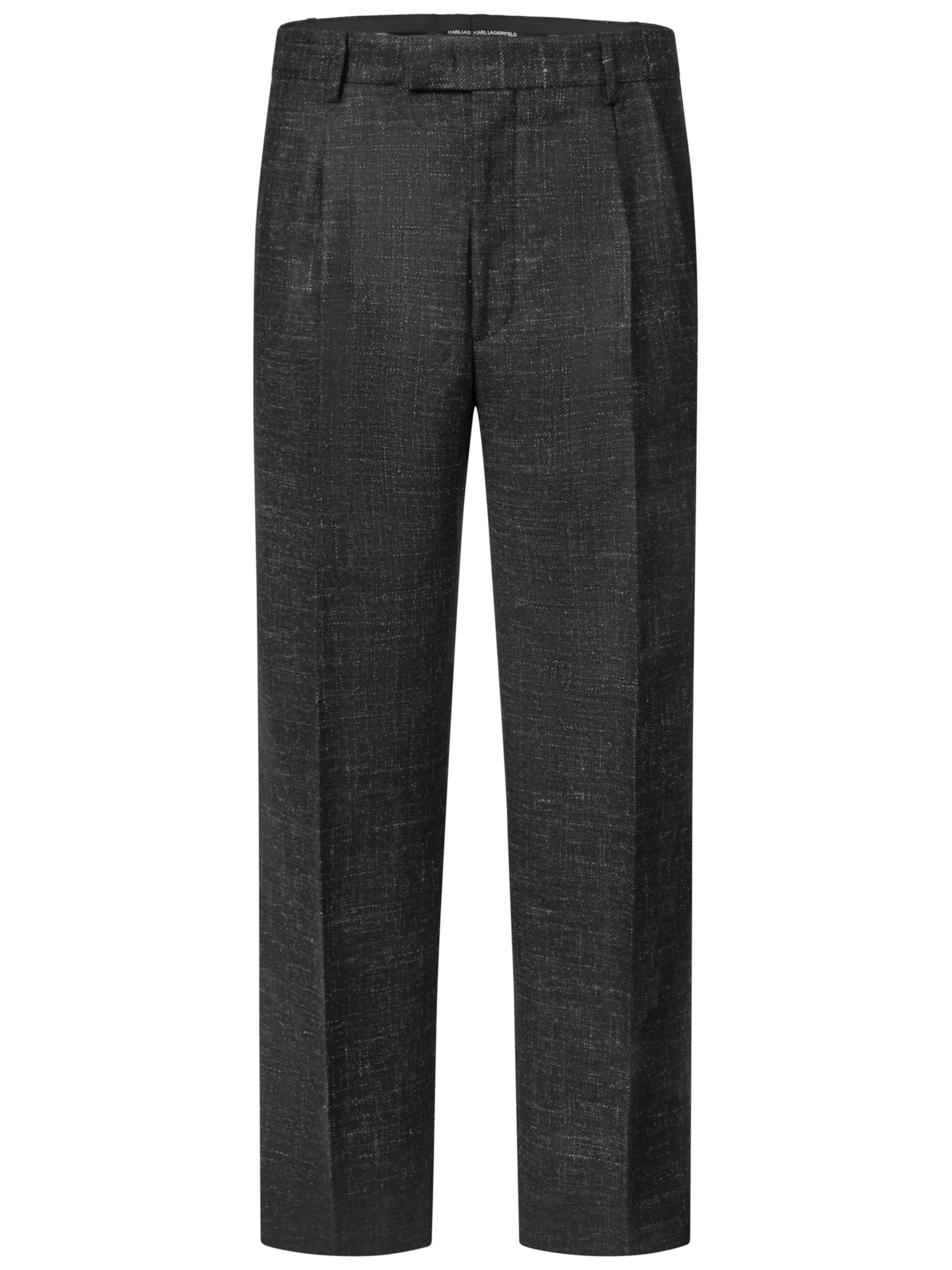 regular Pantaloni di Karl Lagerfeld in nero: frontale