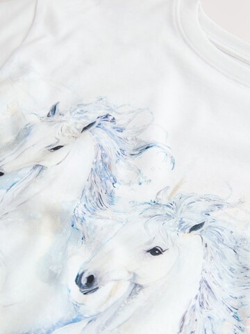 T-Shirt Next en blanc