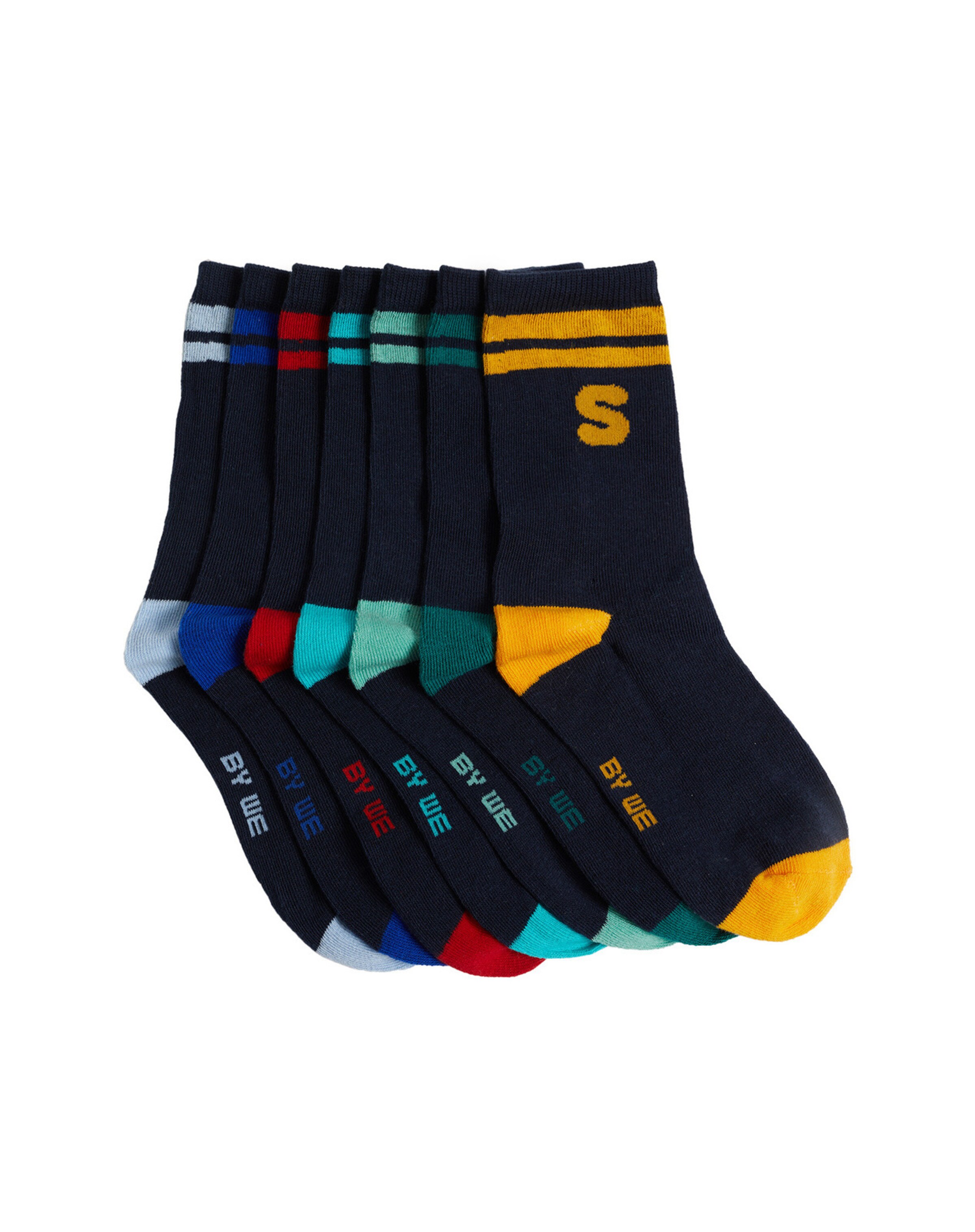 Șosete de la WE Fashion pe albastru: față