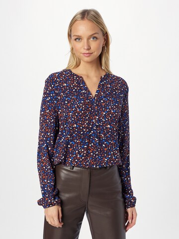 SAINT TROPEZ Blouse 'Eda' in Blue: front