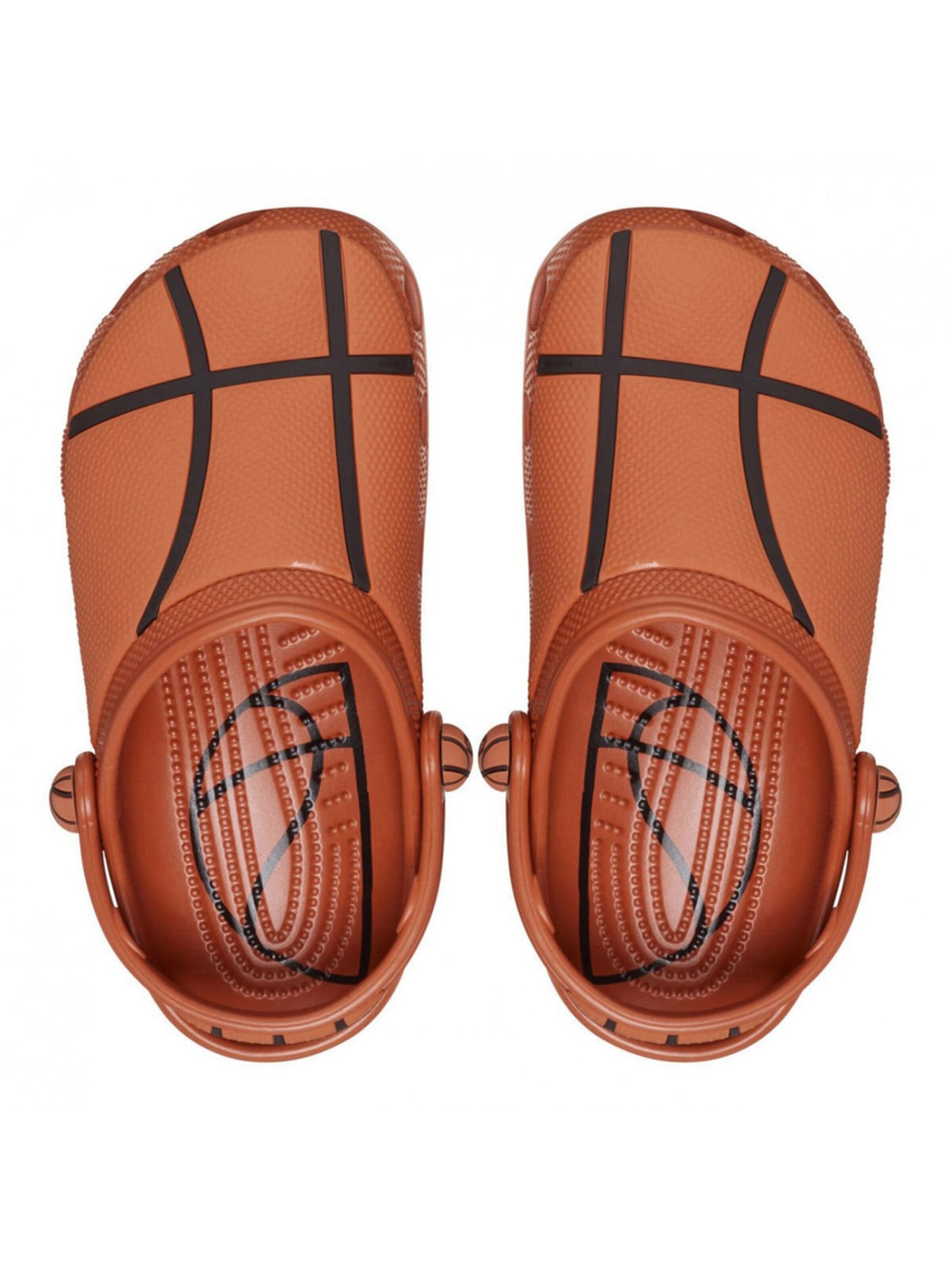 Crocs Sandały 'CLASSIC BASKETBALL CLOG K BROWN' w kolorze brązowy