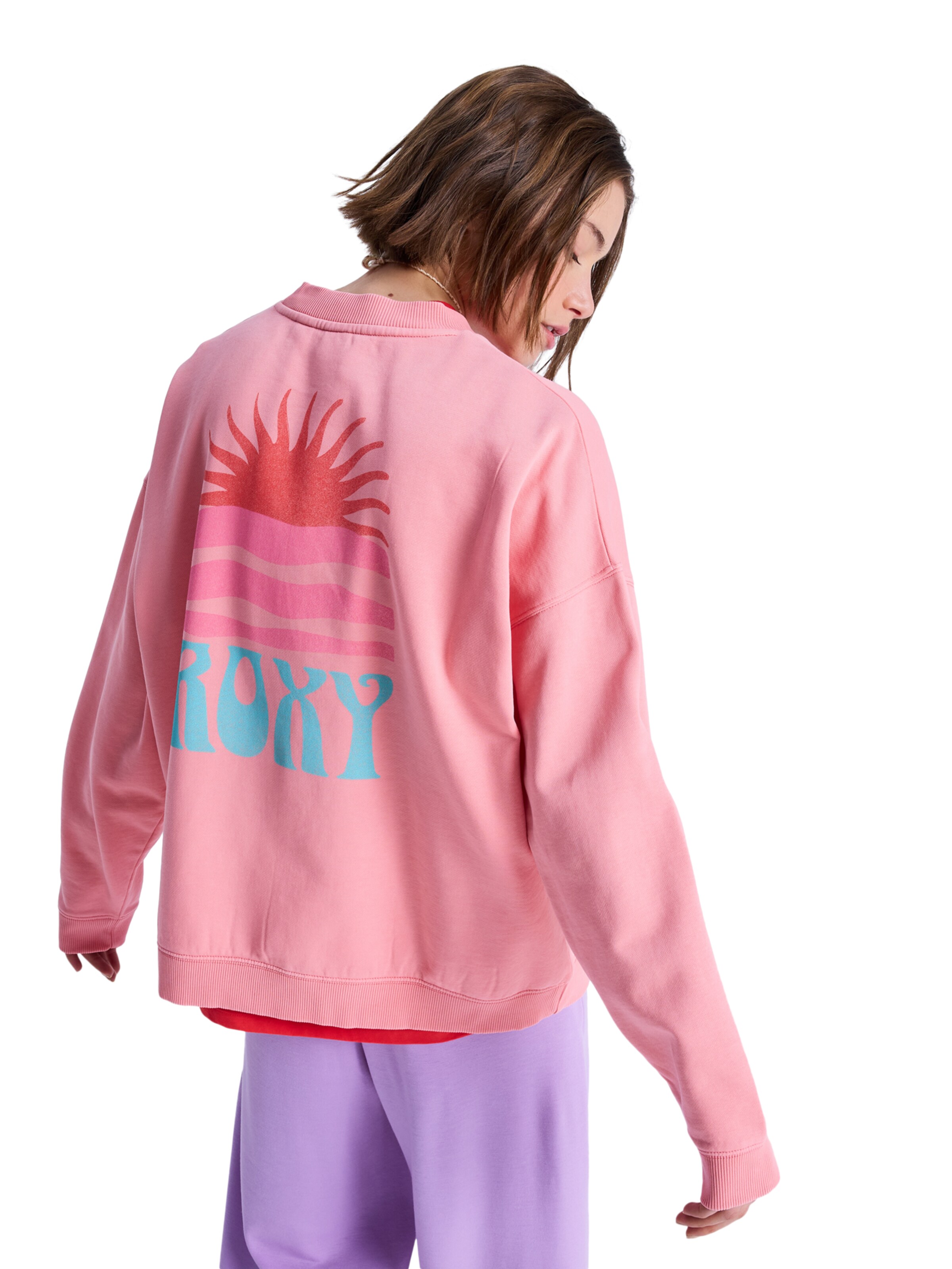 Sweat-shirt 'Lineup' ROXY en rose