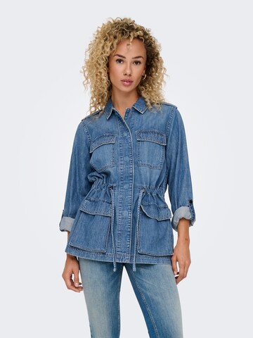 Veste mi-saison 'ONLKENYA' ONLY en bleu : devant