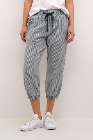 Kaffe Tapered Pants 'Naya' in Blue: front