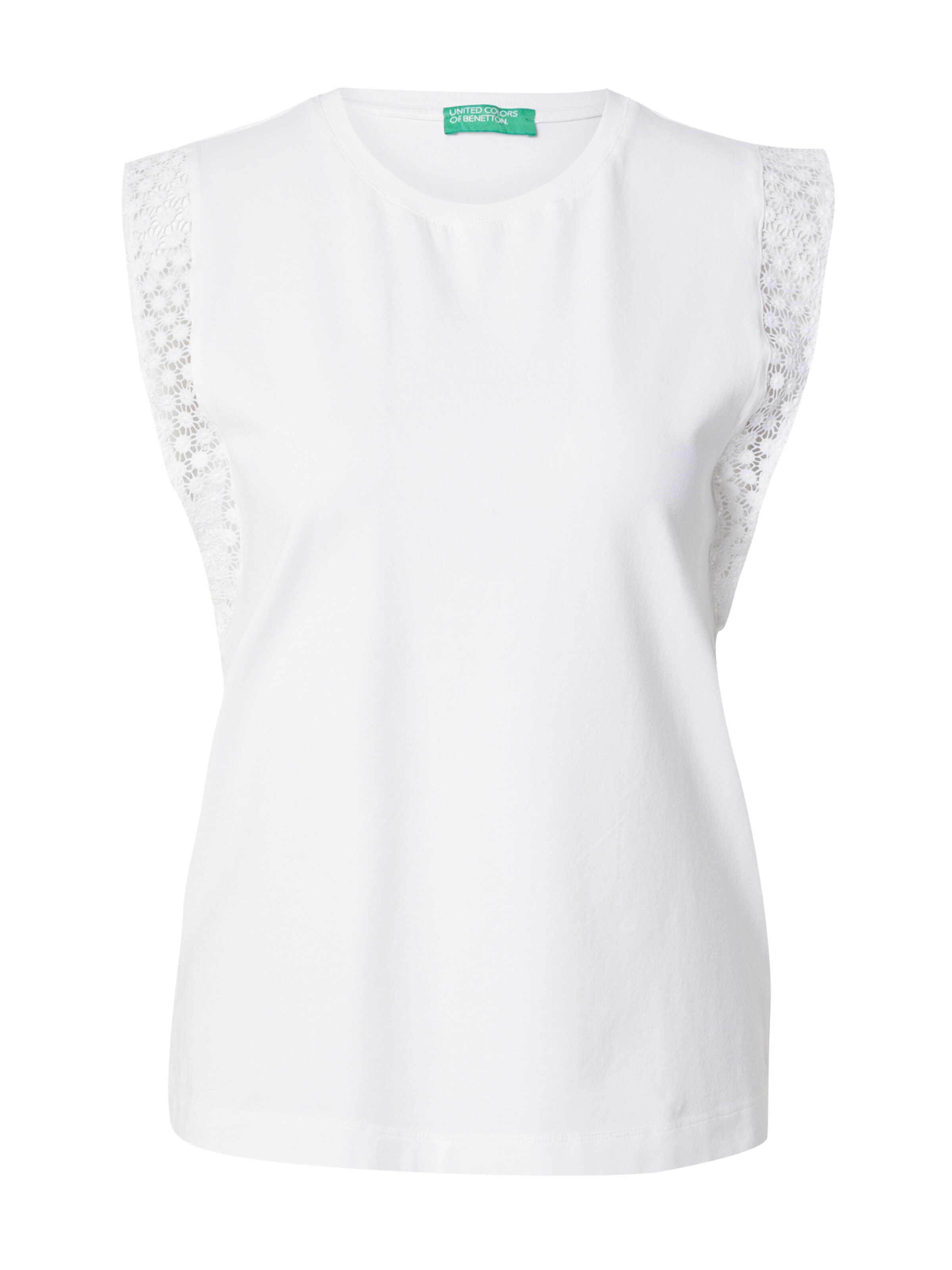 UNITED COLORS OF BENETTON Koszulka w kolorze biały: przód