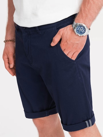 Regular Pantalon chino 'W243' Ombre en bleu