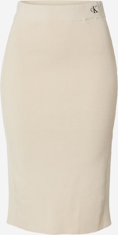 Calvin Klein Jeans Skirt in White: front