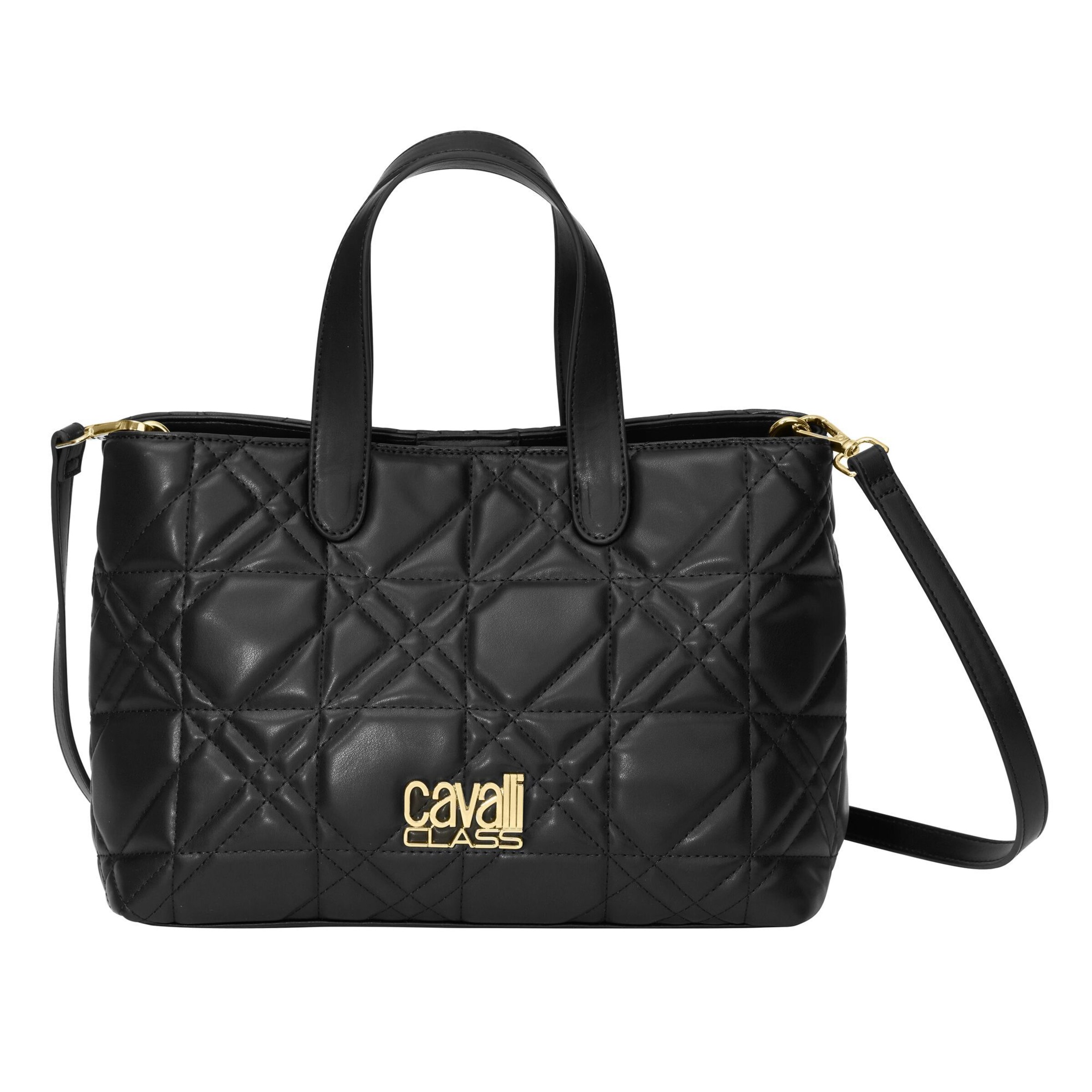 Cavalli Class Tasche in Schwarz: Vorderseite
