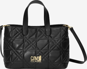 Borsa a mano di Cavalli Class in nero: frontale