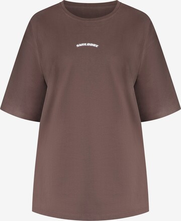 Smilodox Oversized Shirt 'Benetta' in Brown: front