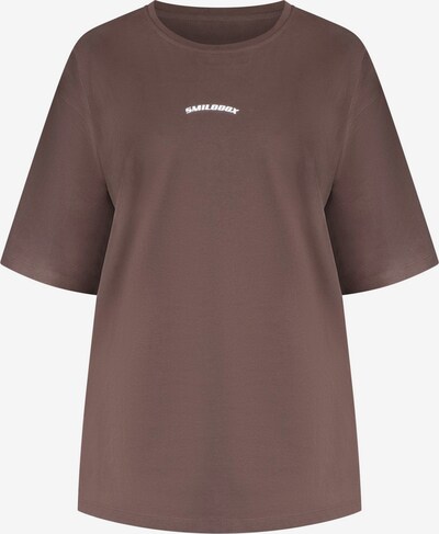 Smilodox T-Shirt 'Benetta' in schoko / weiß, Produktansicht