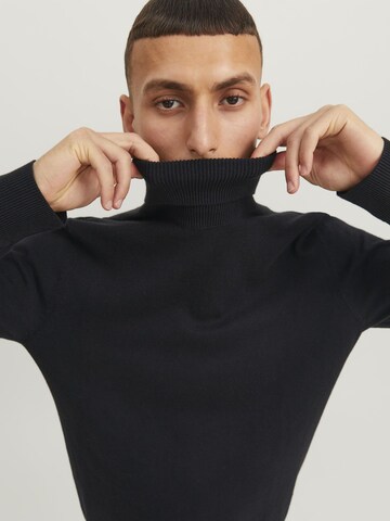 JACK & JONES Pullover 'JJEmil' i sort