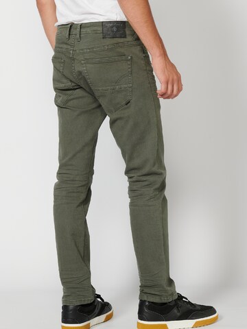 KOROSHI Regular Jeans in Green