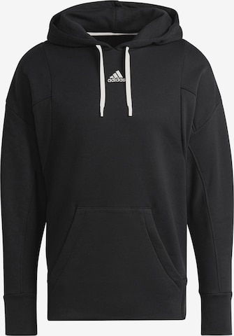 ADIDAS PERFORMANCE Urheilullinen collegepaita värissä musta: etupuoli