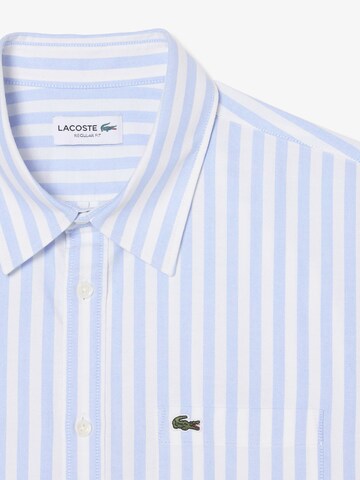 LACOSTE Comfort fit Button Up Shirt in Blue