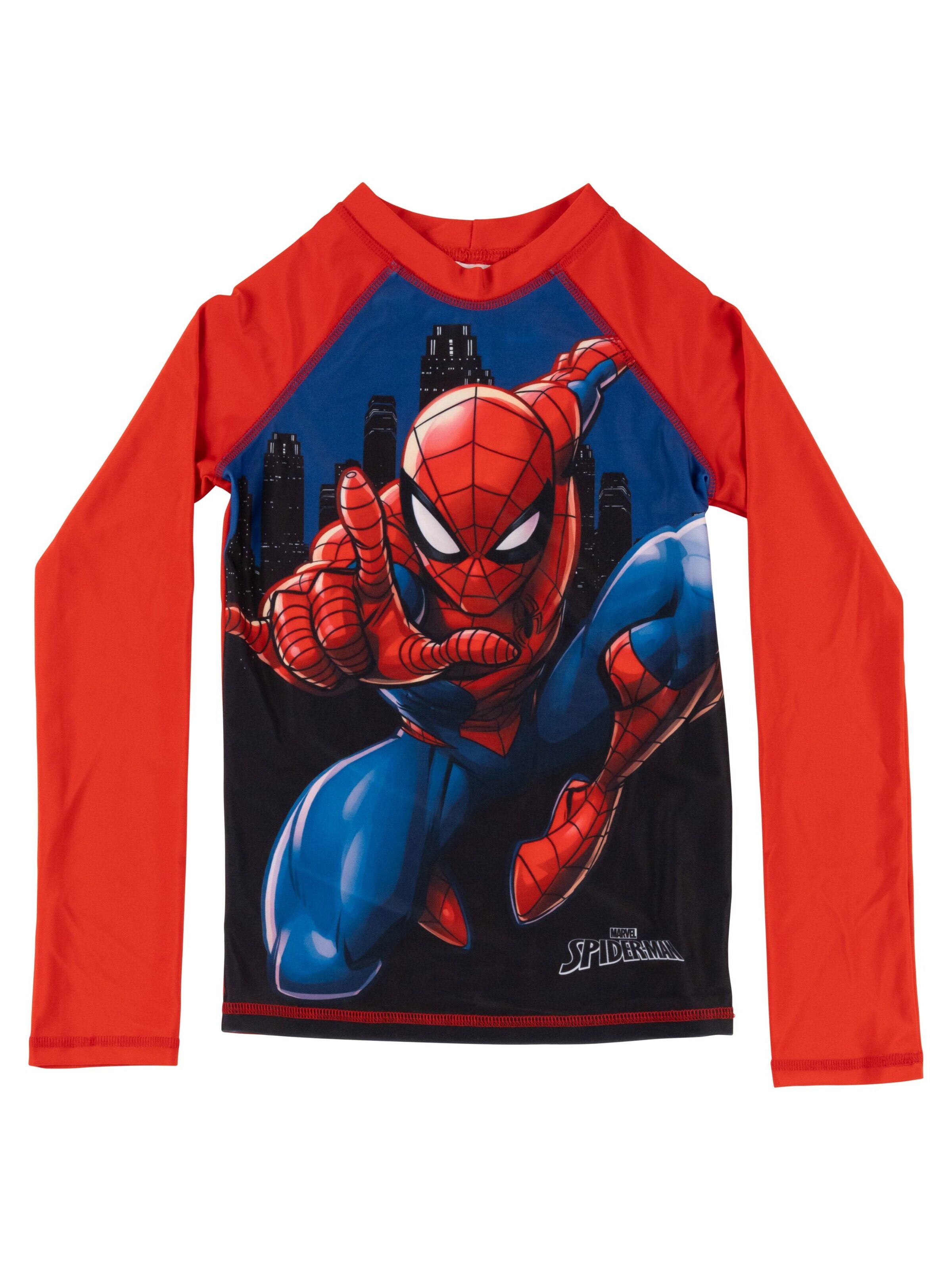 SPIDERMAN Sports swimwear 'Marvel UV-Schutz 30' in Red