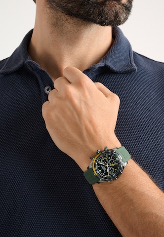 Montre à affichage analogique ' NST ' NAUTICA en vert : devant