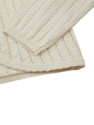 Sailing Knit Cardigan in White