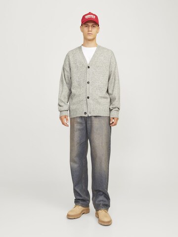 JACK & JONES Knit cardigan in Beige