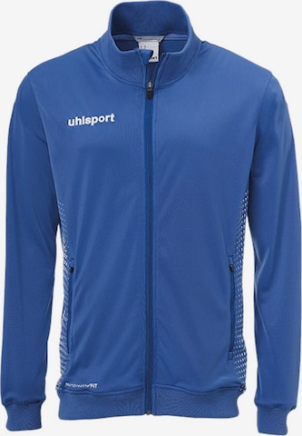 UHLSPORT Athletic Jacket in Blue: front