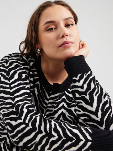 Vero Moda Curve Neulepaita 'VMCARIA' värissä musta