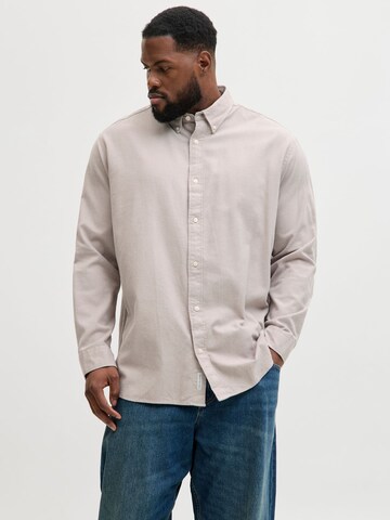 JACK & JONES Regular Fit Skjorte 'JPRBLUBARKLEY' i grå: forside