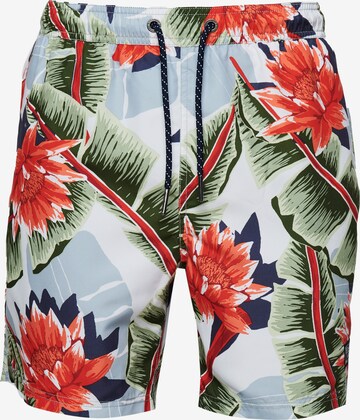 Superdry Zwemshorts in Wit: voorkant