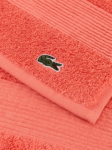 LACOSTE Handtuch 'LLECROCO'‌ in Orange