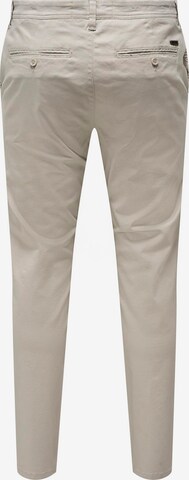Only & Sons Slim fit Chino trousers 'MARK LUCA LIFE' in Beige