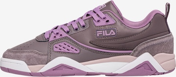 Baskets basses FILA en violet : devant