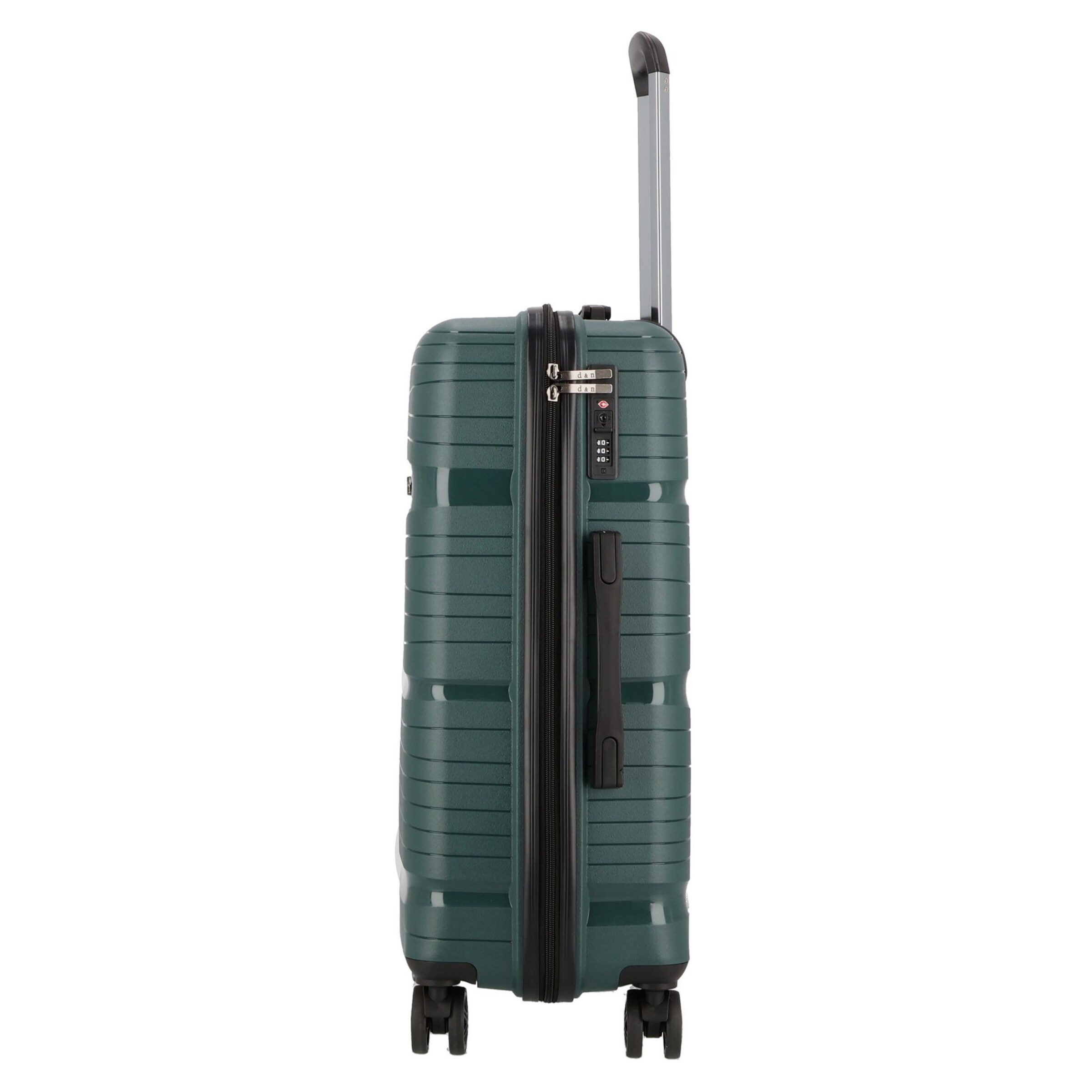 D&N Suitcase Set 'Travel Line 4300' in Green