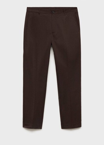 MANGO MAN Slimfit Hose 'Dublino' in Braun: Vorderseite