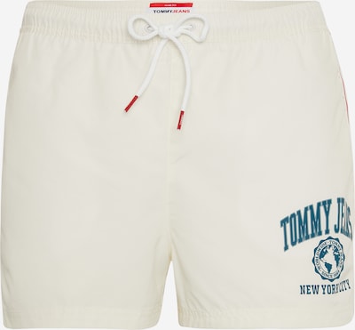 Pantaloncini da bagno Tommy Hilfiger Underwear di colore petrolio / rosso / bianco naturale, Visualizzazione prodotti